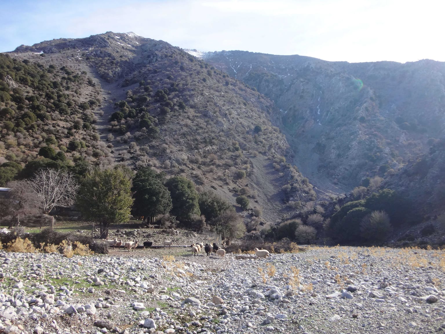 Canyoning at Ergano Gorge
