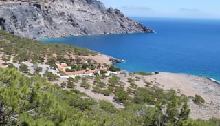 Koudoumas Monastery Beach
